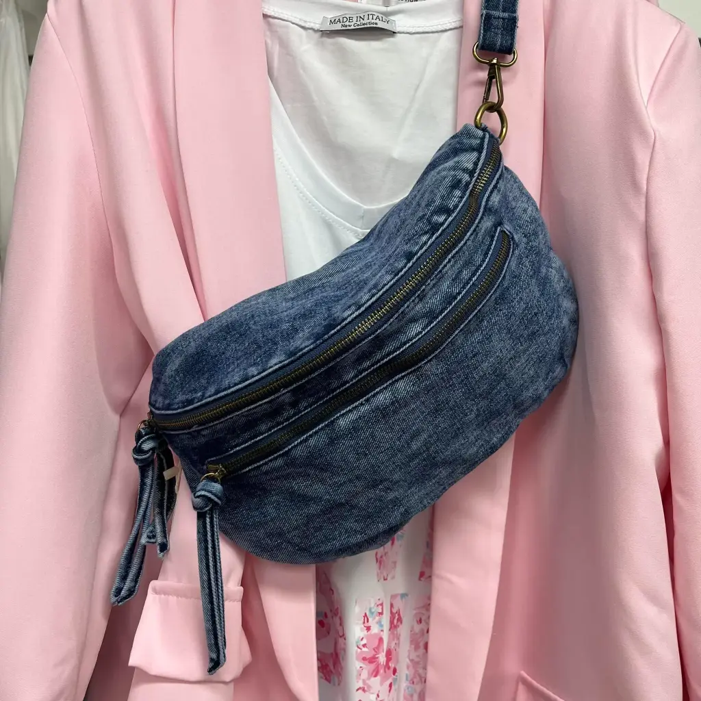 Sac banane jeans