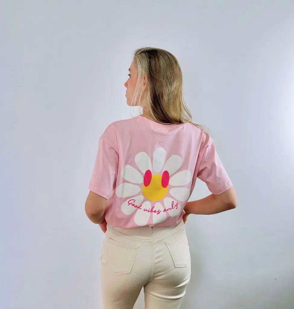 T-shirt Good vibes marguerite