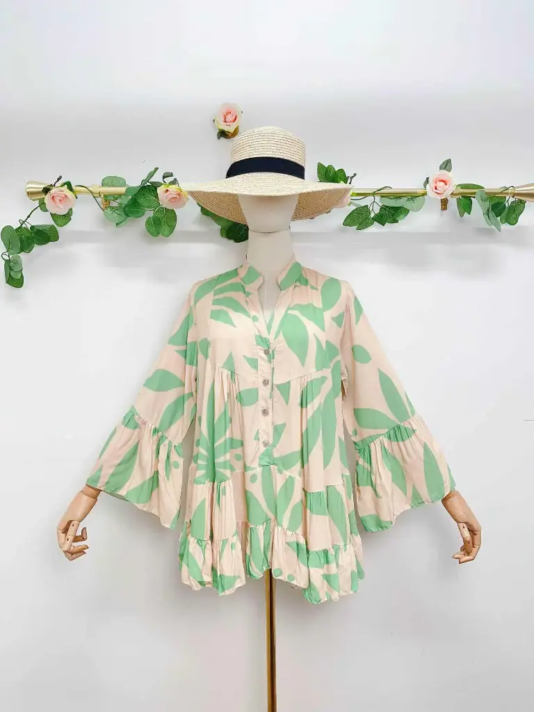 Blouse volants Claudine