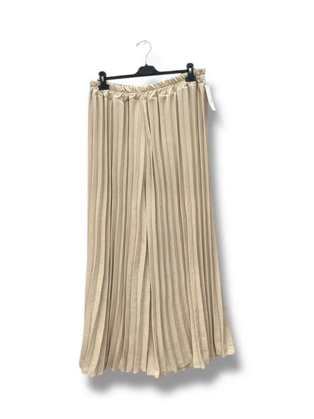 Pantalon plissé Amarylis (NOIR)
