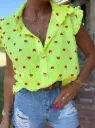 Blouse gaze de coton coeur