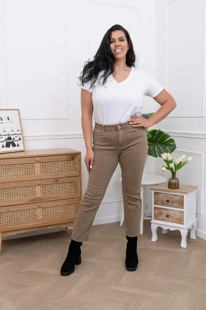 Jeans flare pulpeuses