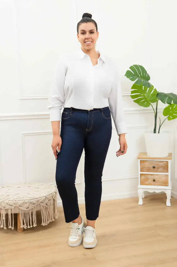 Jeans flare pulpeuses