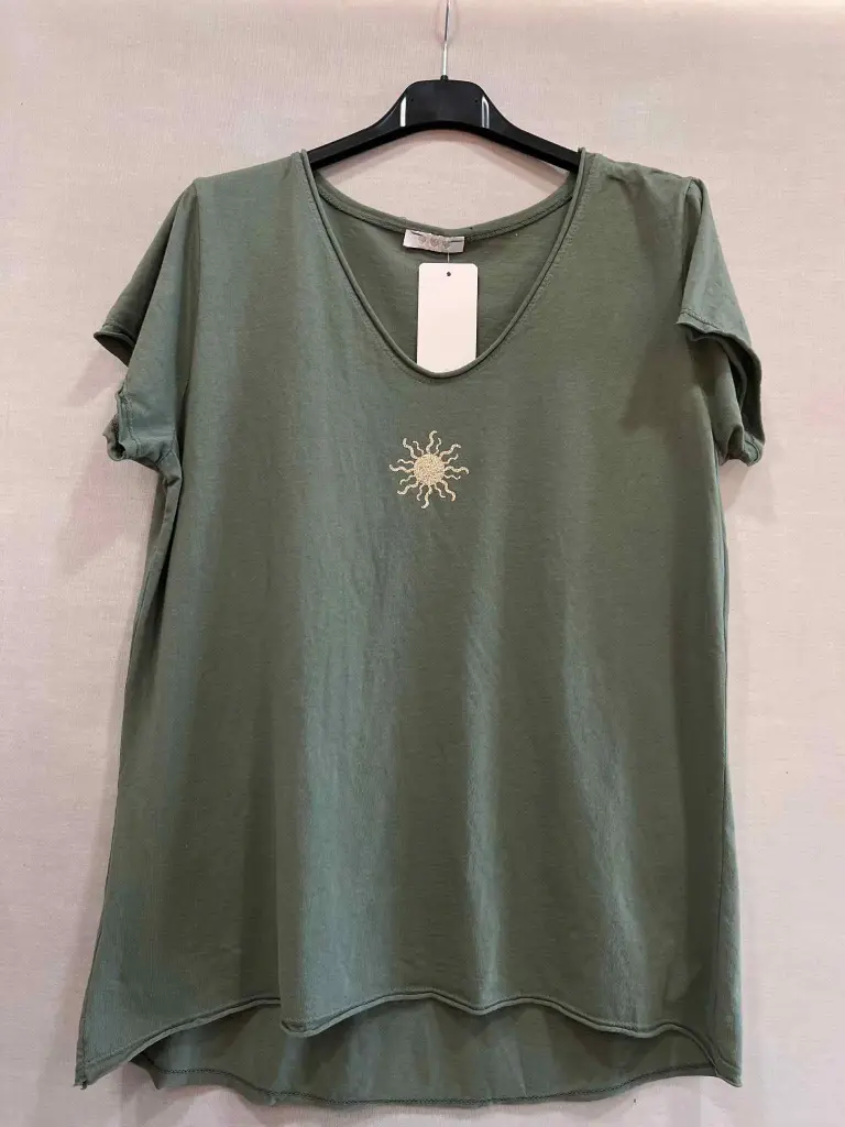 T-shirt Soleil doré