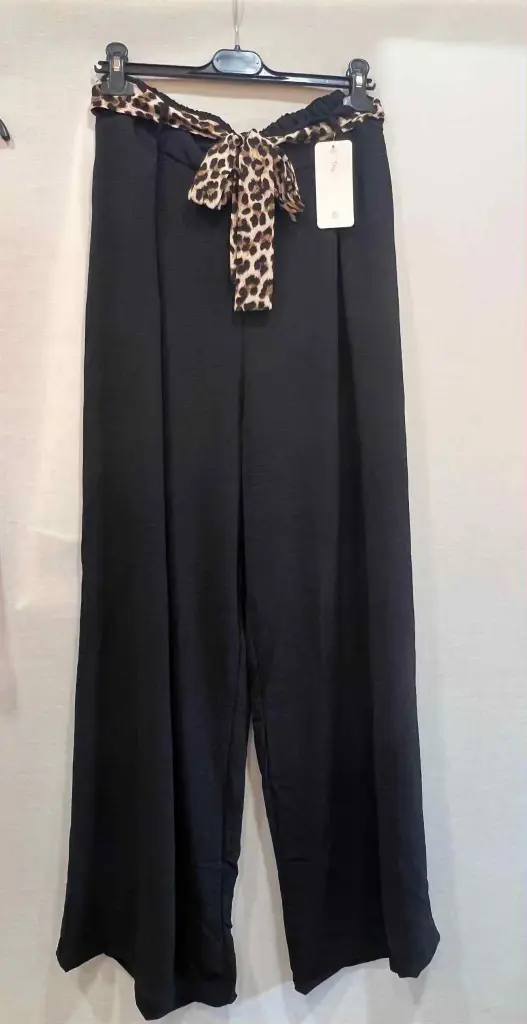 Pantalon fluide ceinture léo