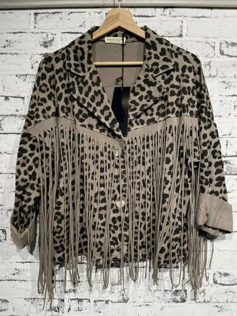 Blazer léo à franges