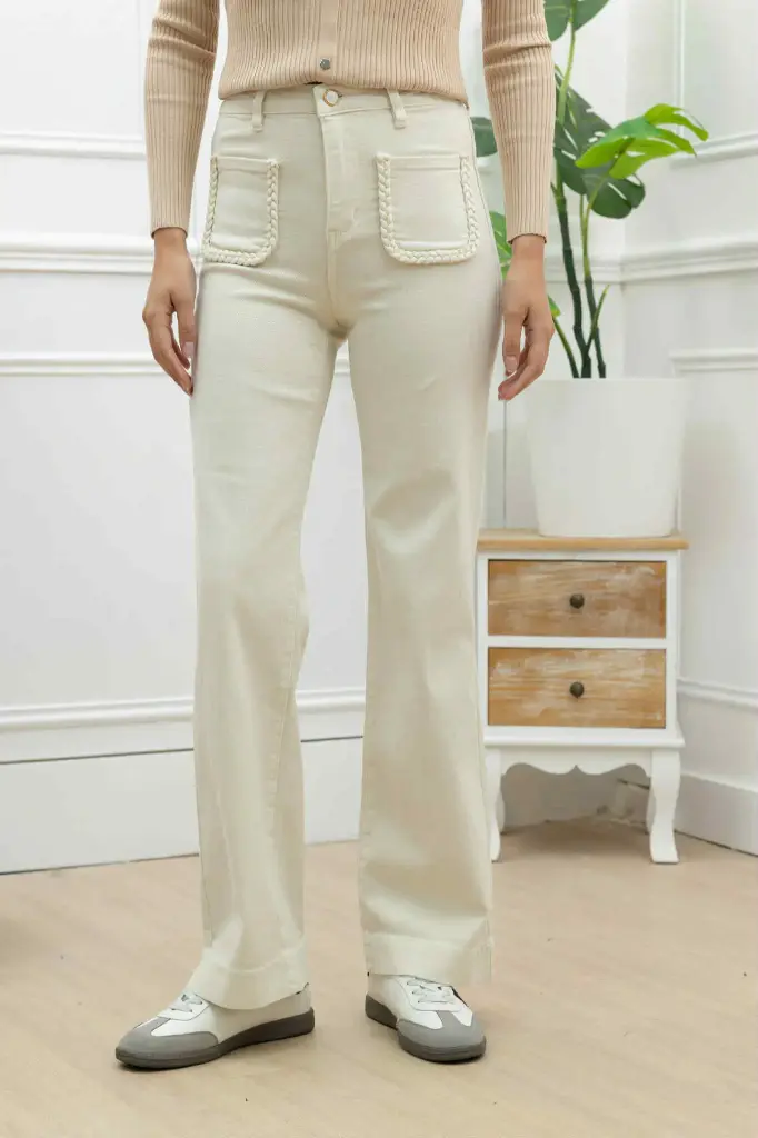 Pantalon Coralie écru