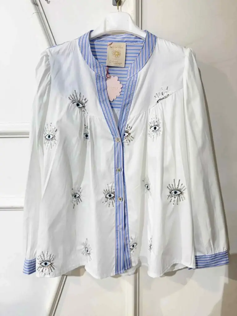 Chemise Oeil Sequins