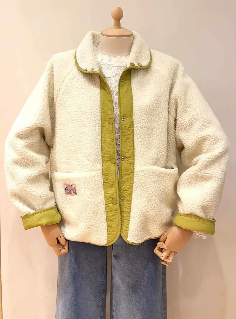 Veste réversible Lisa - olive