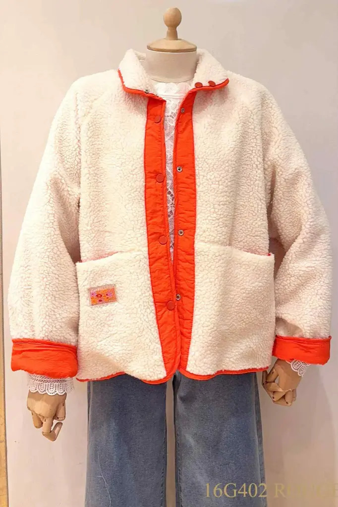 Veste réversible Lisa - Corail