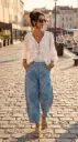 Pantalon jeans bandana