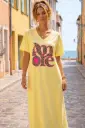 Robe jaune Amore