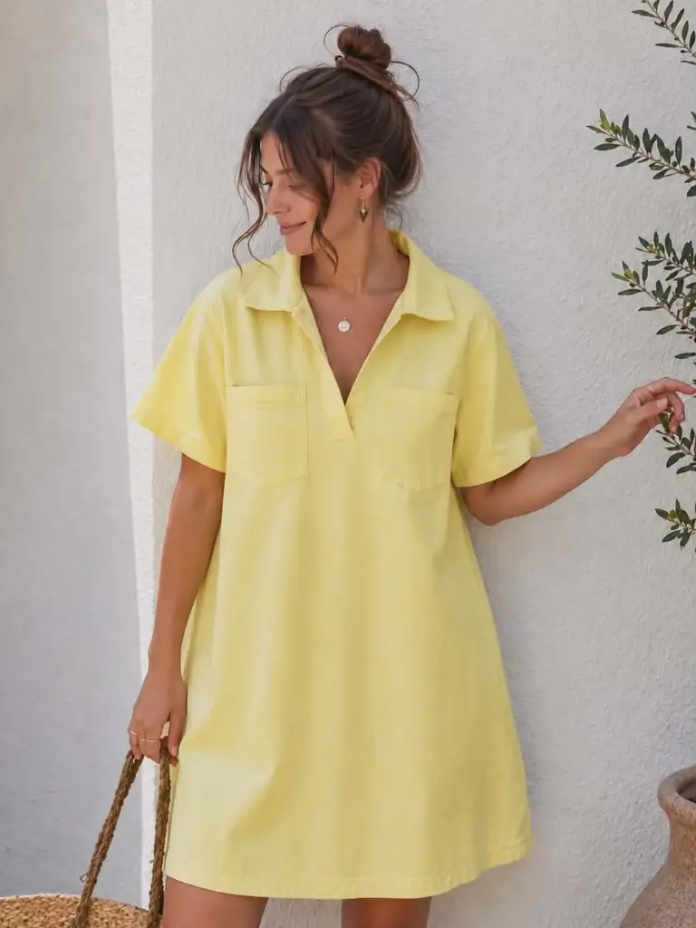 Robe Linette - Jaune