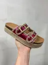 Mules sparkling - fuchsia
