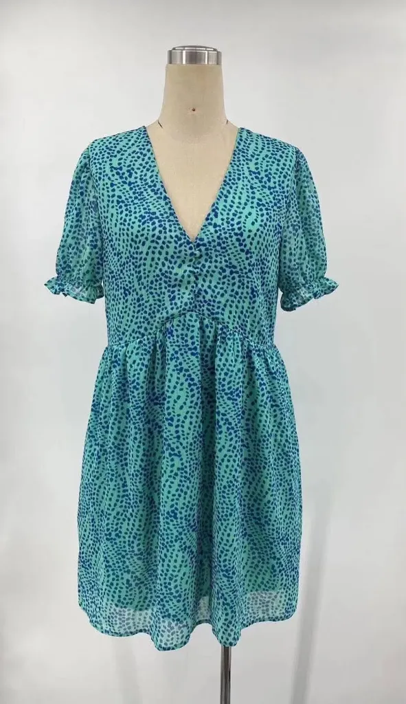 Robe Ingrid - bleue (S)
