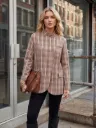 Veste à carreaux Manuella
