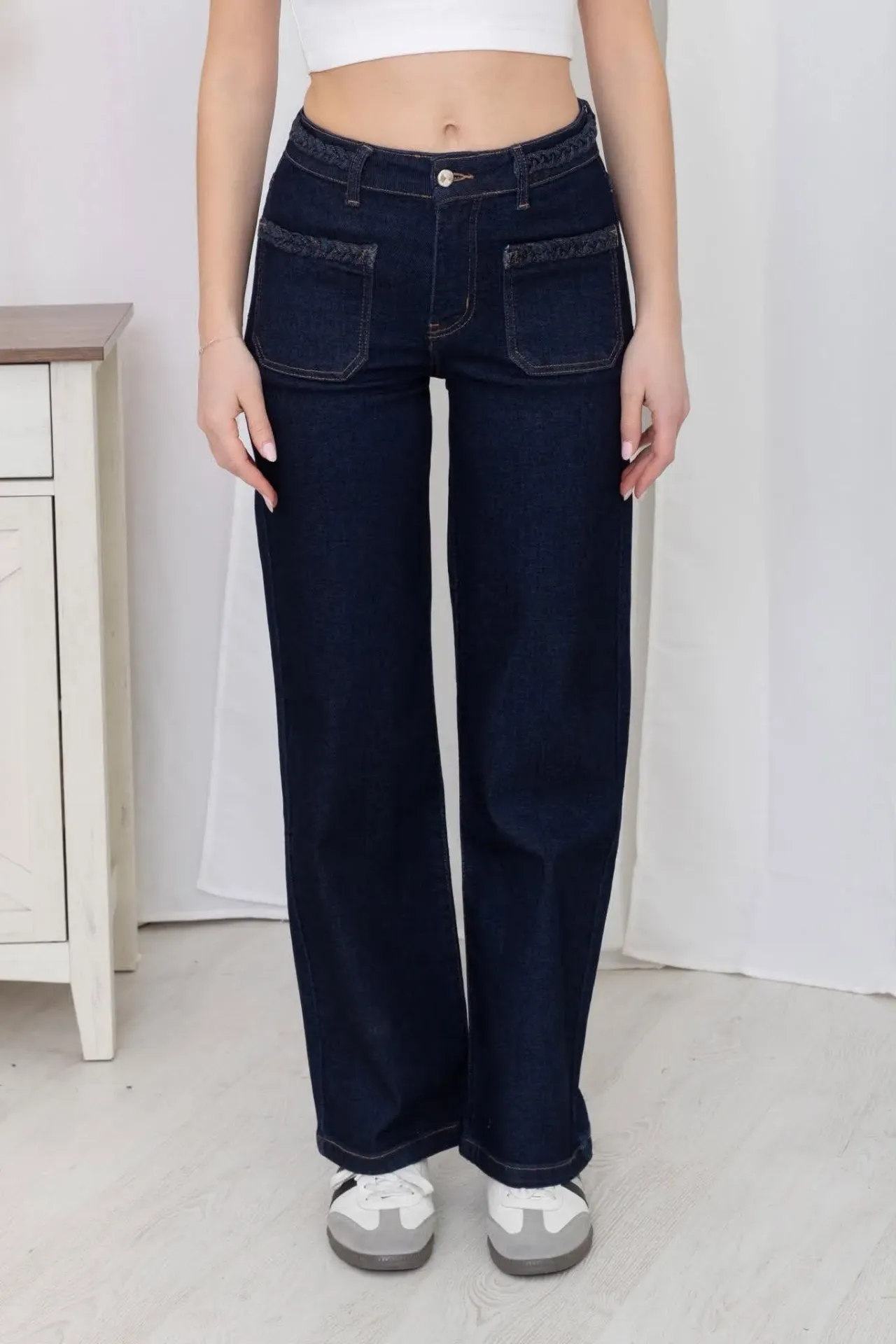 Jeans brut - wide leg