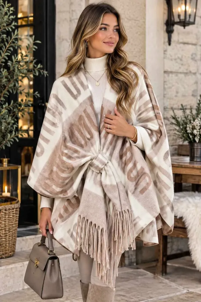 Poncho Miu - beige