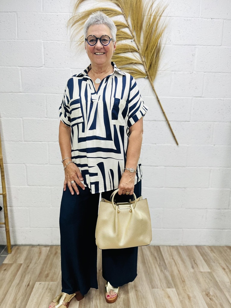 Pantalon Perrine (Bleu Marine)