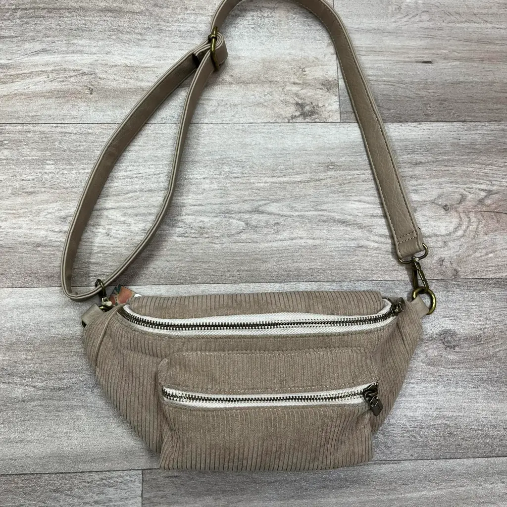 Sac banane velours cotelé