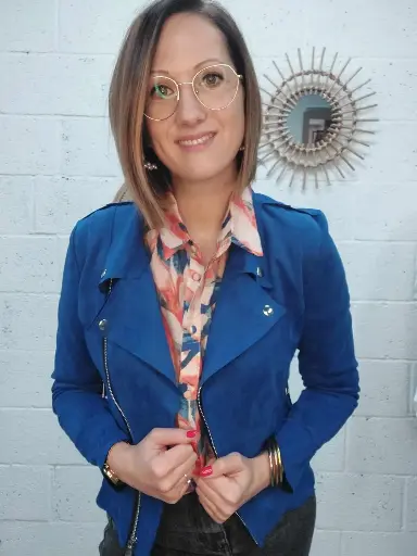 Veste suédine Léa