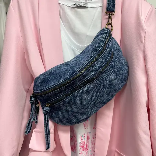 Sac banane jeans