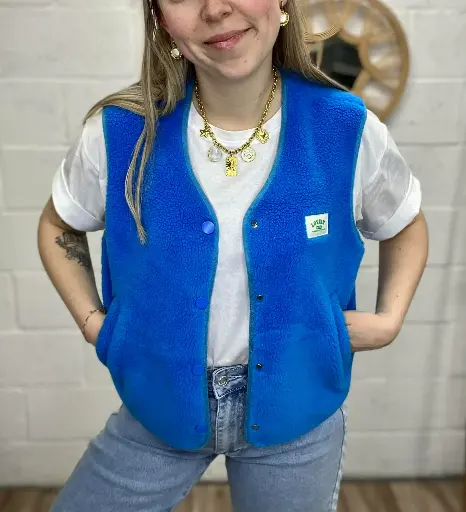 Veste sans manche Lola Bleue