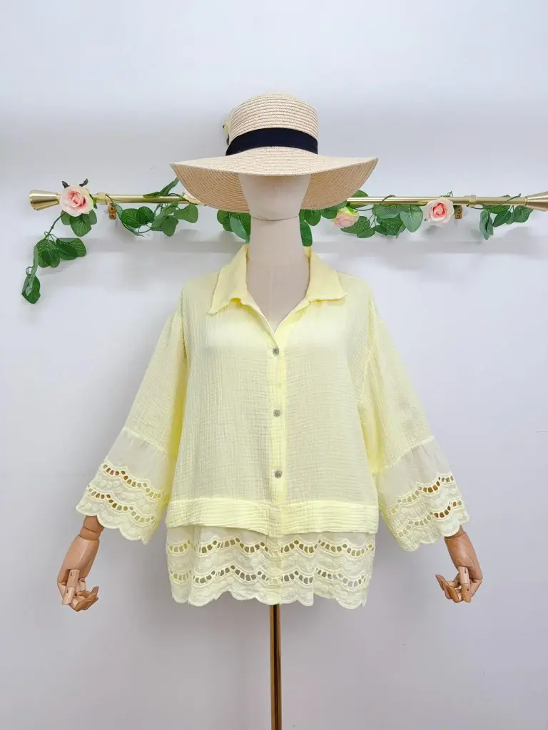 Chemise gaze de coton