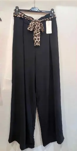 Pantalon fluide ceinture léo