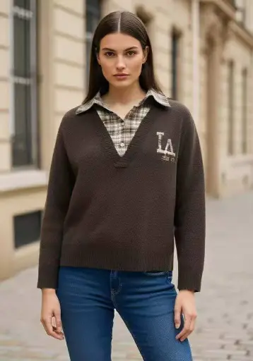 Pull chemise Lila