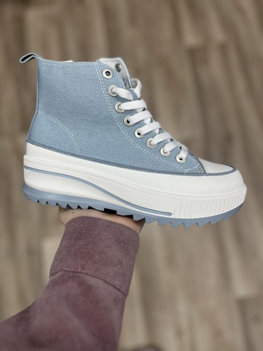 Baskets montante Jeans