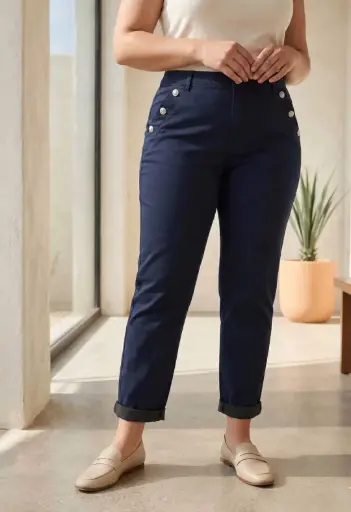 Pantalon mom fit Carole