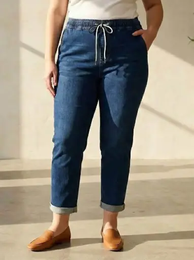 Pantalon élastiqué ficelle